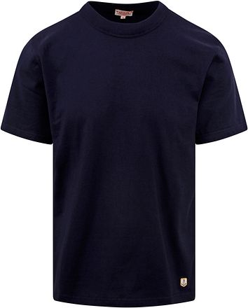 Armor-Lux Enfärgad T-shirt Marinblå