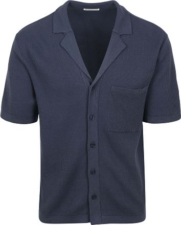 KnowledgeCotton Apparel Strikketopp Mørkeblå