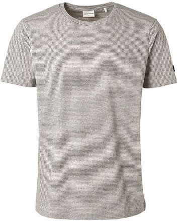 No Excess T-skjorte Stripet Melert Off-White