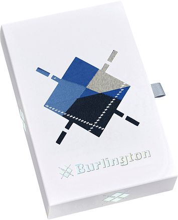 Burlington Gaveæske 2-pak Ruter Blå