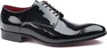 Giorgio Chaussure Vernice Noir Verni