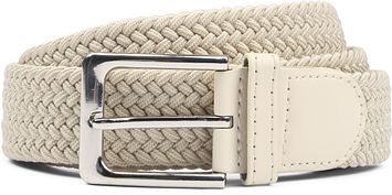 Ceinture Tressée Beige