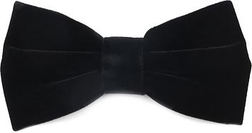 Suitable Bow Tie Velvet Black
