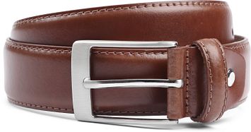 Suitable Ceinture Cognac en Cuir 022