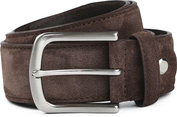 Suitable Ledergürtel Wildleder Braun