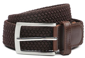 Suitable Braided Belt Brown