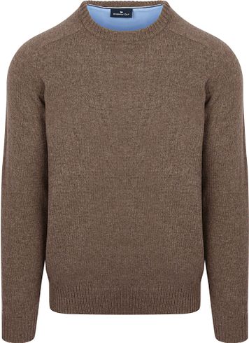 Steppin' Out Pullover Lambswool Brown