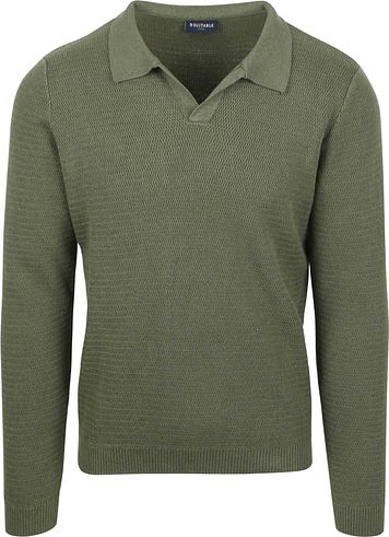 Passer Trøje Riva Struktur Melange Grøn