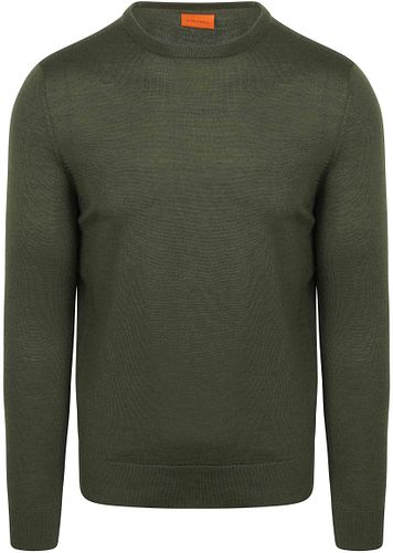 Suitable Merino Pullover Military Green