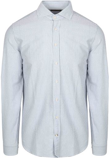 Steppin' Out Chemise Oxford Rayures Bleu Clair  