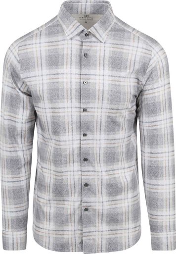 Desoto Skjorte Gittermønster Grå