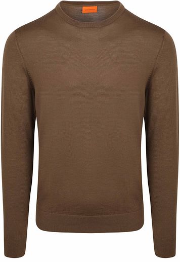 Suitable Merino Pullover Taupe