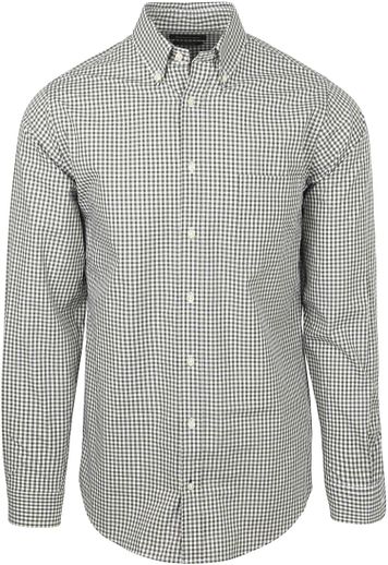 Steppin' Out Chemise Poplin A Carreaux Vert