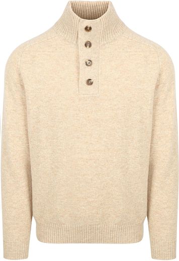 Steppin' Out Pull Mocker Laine Laine D'Agneau Ecru