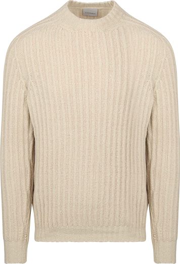 Suitable Pullover i kogt uld Ecru