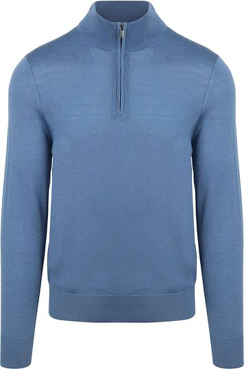 Suitable Merino Halvlange Trøje Ink Blå