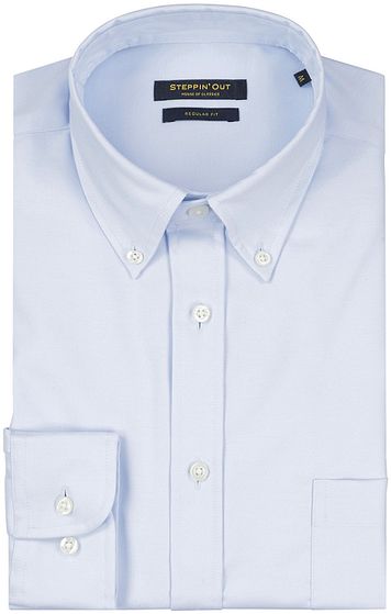 Steppin' Out Hemd Twill Hellblau