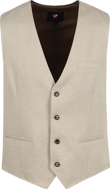 Suitable Grå Beige Vest