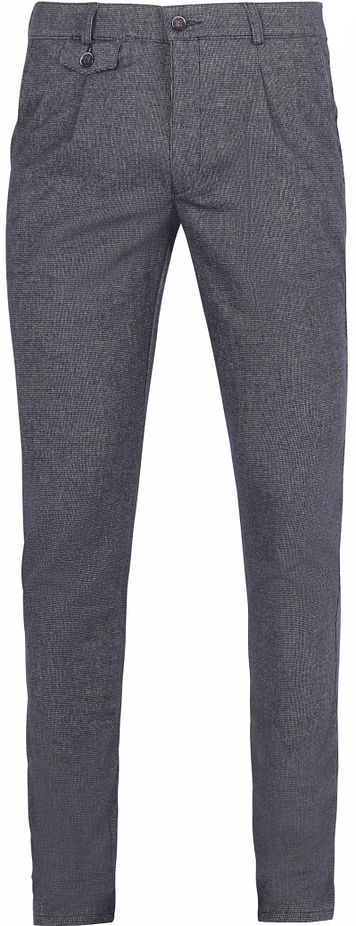 Suitable Chino Pico Pleat Marine
