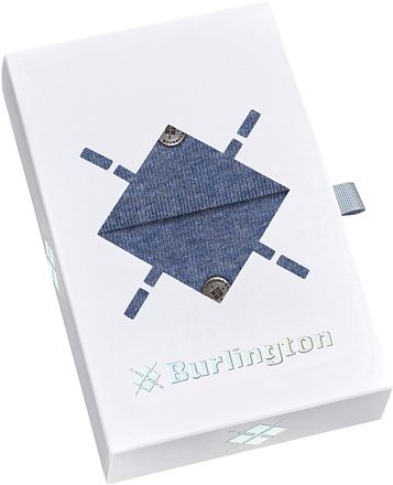 Burlington Sokker Gaveeske 2-pakning Ensfarget Blå