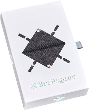 Burlington Sokker Gaveeske 2-pakning Ensfarget Grå