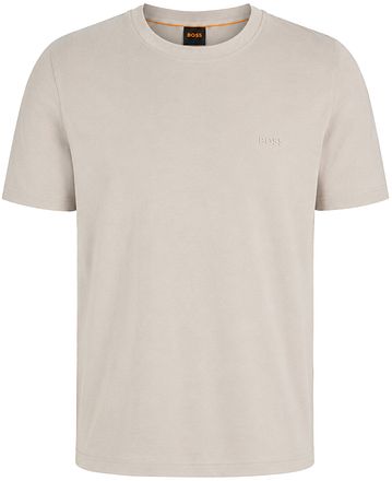 BOSS T-skjorte Interlock Beige