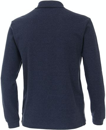 CASAMODA Poloshirt LS Dunkelblau