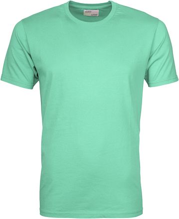 Colorful Standard T-skjorte Blek grønn