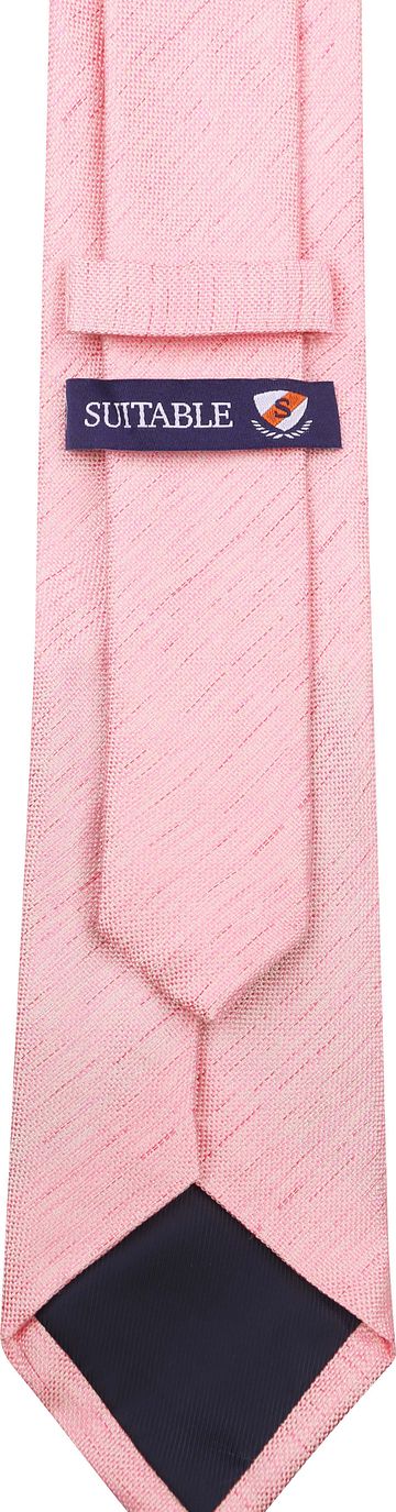 Krawatte Seide Rosa K81-3 Product / Achterkant