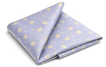 Suitable Pochette de Costume Soie Fleurs beige Product