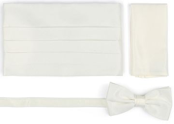 Suitable Cummerbund Slips Pochet Sæt Off-white Product