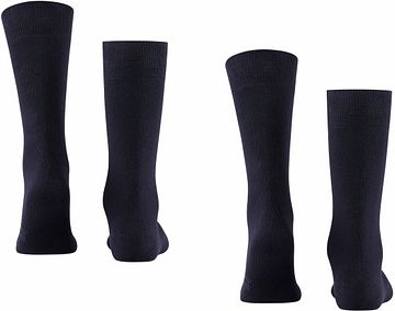 FALKE Skarpety Swing 2-pack granatowe Product / Achterkant