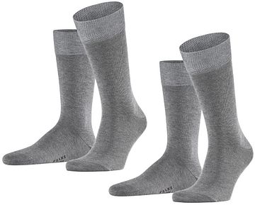 Falke Happy Socks 2 pares gris melange Product