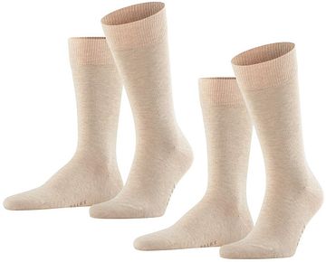 Falke Happy Socks 2-pak beżowy melanż Product
