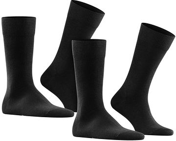 Falke Happy Socks 2 Pair Black Product / Detail