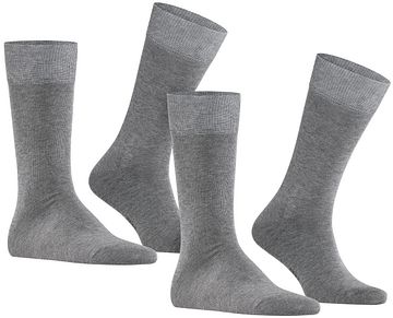 FALKE Happy Socks 2 paia grigio mélange Product