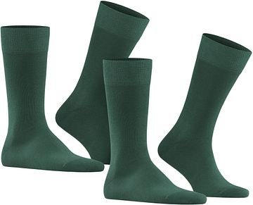 FALKE Happy Socks 2-Pack verde oscuro Product
