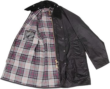 Barbour Waxjas Beaufort Black Model / Detail