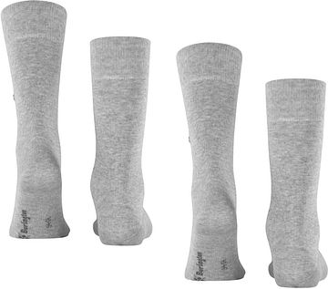 Burlington Uni grigio chiaro 2 Pack Product / Achterkant