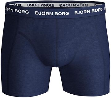 Bjorn Borg Boxers en Coton Stretch Pack de 3 Bleu Foncé Product / Detail