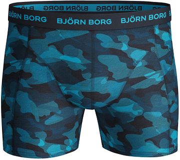 Bjorn Borg Boxers en Coton Stretch Pack de 3 Bleu Foncé Product / Detail