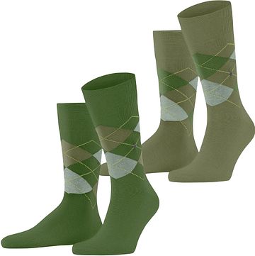 Skarpetki Burlington Everyday w kolorze zielonym – zestaw 2 par Product