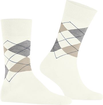Skarpetki Burlington Manchester w kratę Off-White 2049 Product
