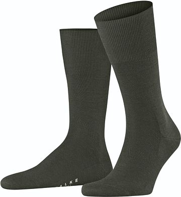 Calze FALKE Airport in misto lana 7155 verde scuro Product