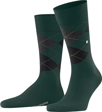 Burlington Edinburgh calcetines de lana verde 7450 Product