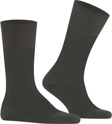 Falke Airport Herringstripe Calcetines Army Product