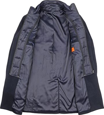 Suitable Coat Wool Twill Navy Product / Detail
