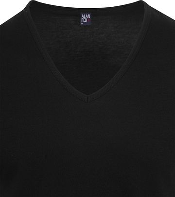 Alan Red V-Neck Dean T-Shirt (2Pack) Black Product / Detail