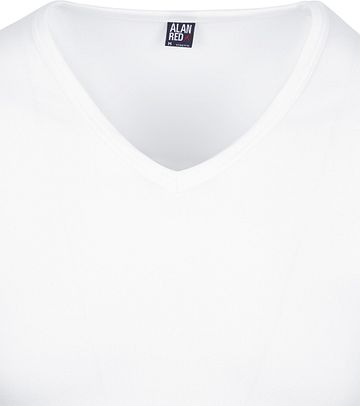 Alan Red Oklahoma T-shirt Stretch White 2-Pack Product / Detail