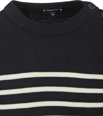 Armor-Lux Paimpol Sweater Wool Stripes Navy Product / Detail